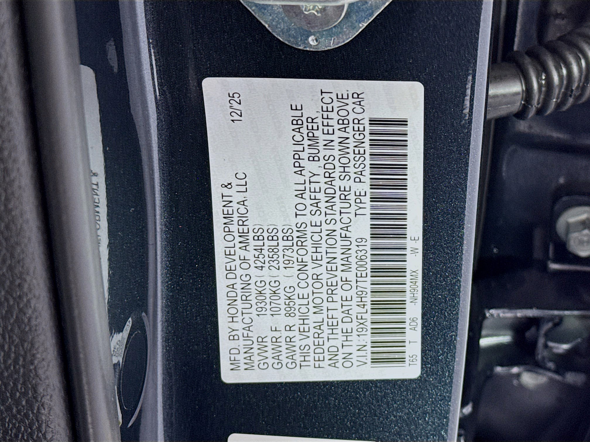 New 2026 Honda Civic Sport Touring image 33