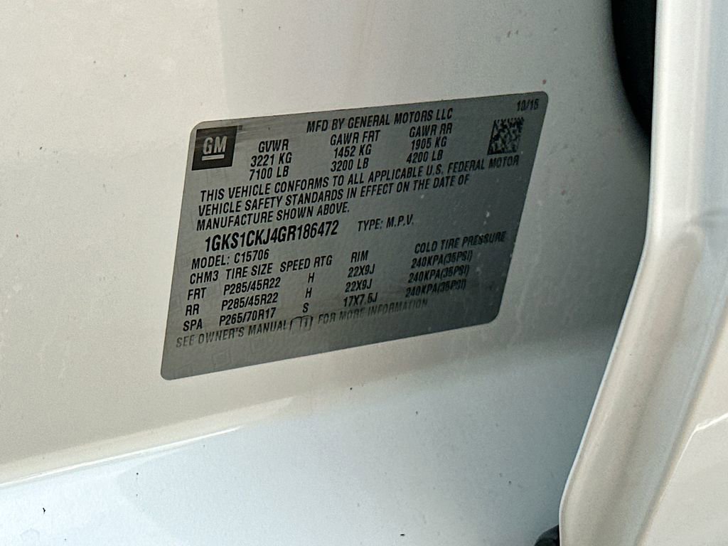 Used 2016 GMC Yukon Denali w/ Open Road Package RWD image 27