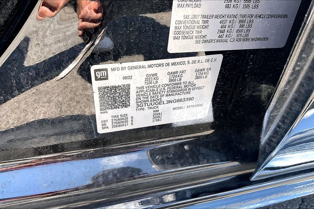 Used 2022 GMC Sierra 1500 Denali AWD/4WD image 20