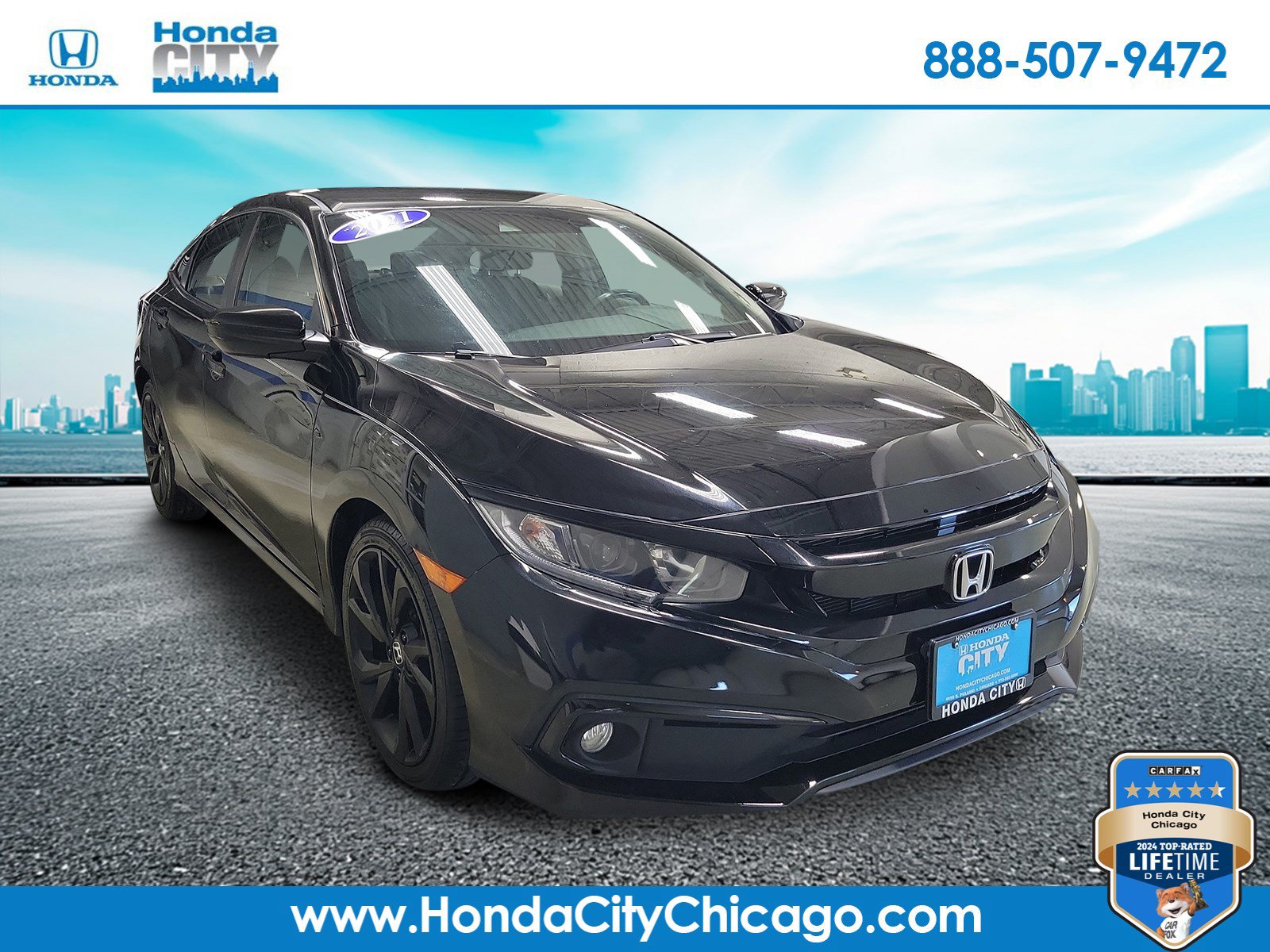 Used 2021 Honda Civic Sport