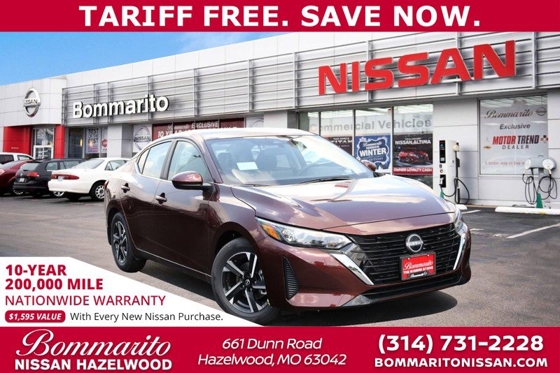 New 2025 Nissan Sentra SV w/ Trunk Package