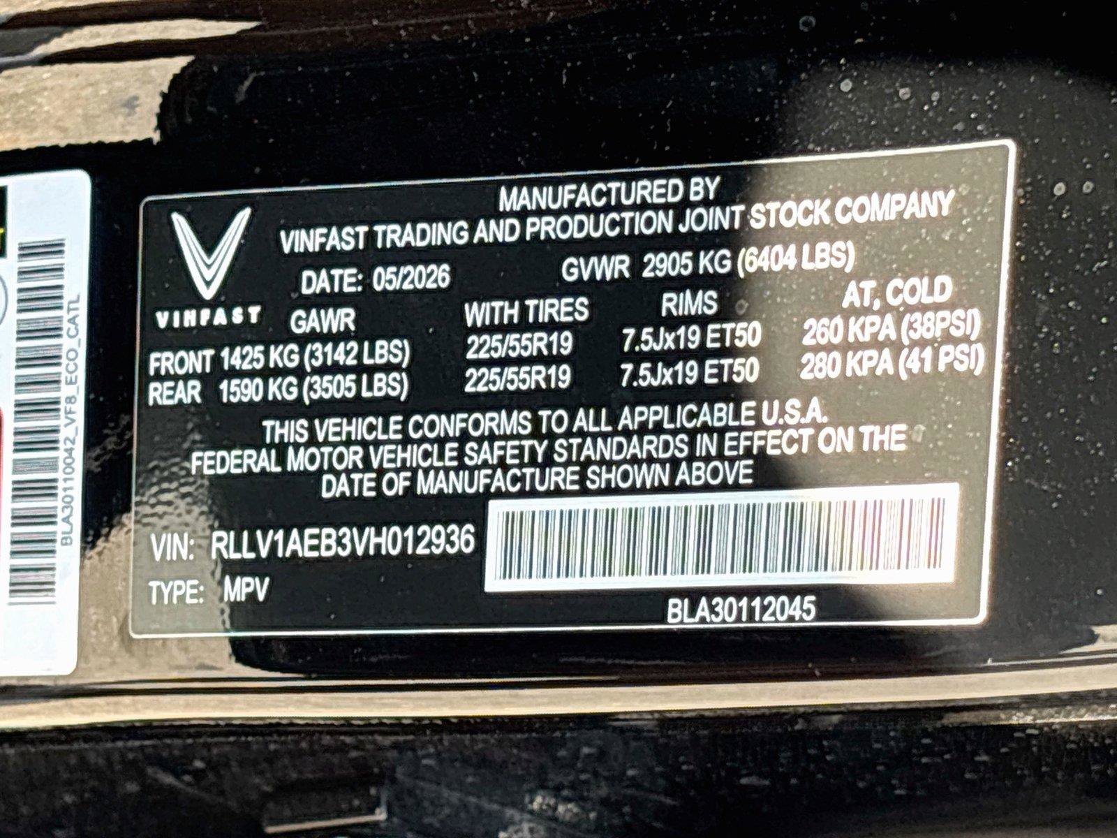 New 2027 VinFast VF 8 Eco AWD/4WD image 31