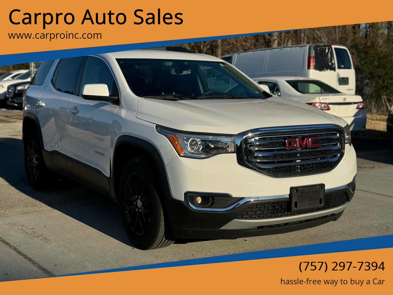 Used 2019 GMC Acadia SLT FWD image 1