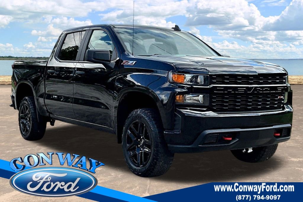 Used 2021 Chevrolet Silverado 1500 Custom Trail Boss w/ Midnight Edition image 1