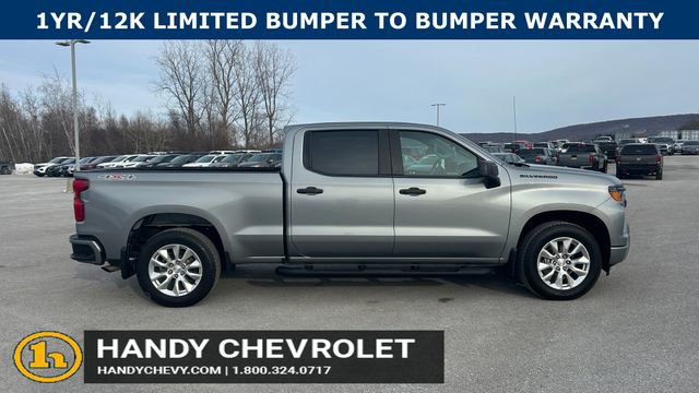 Certified 2023 Chevrolet Silverado 1500 Custom w/ LPO, Dark Essentials Package AWD/4WD image 2