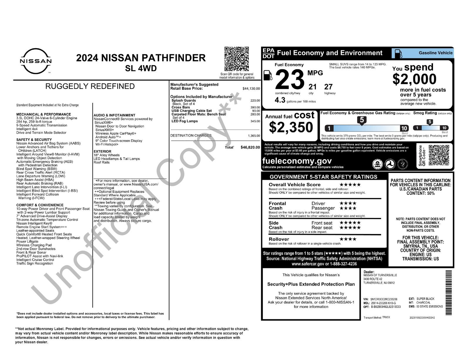 Used 2024 Nissan Pathfinder SL AWD/4WD image 11