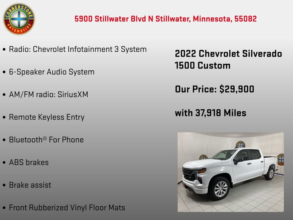 Used 2022 Chevrolet Silverado 1500 Custom image 5