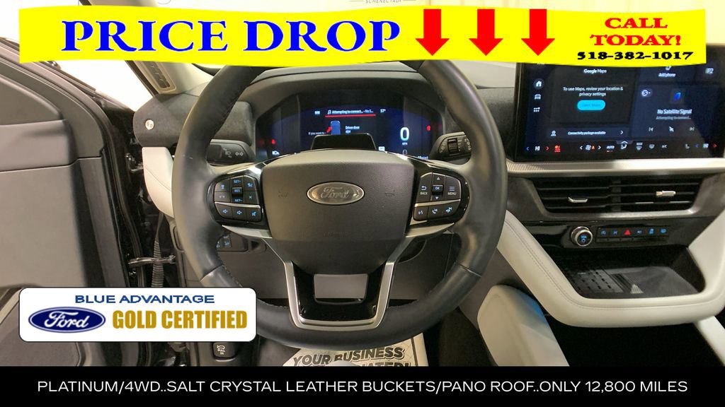 Certified 2025 Ford Explorer Platinum w/ LUX Leather Package AWD/4WD image 39