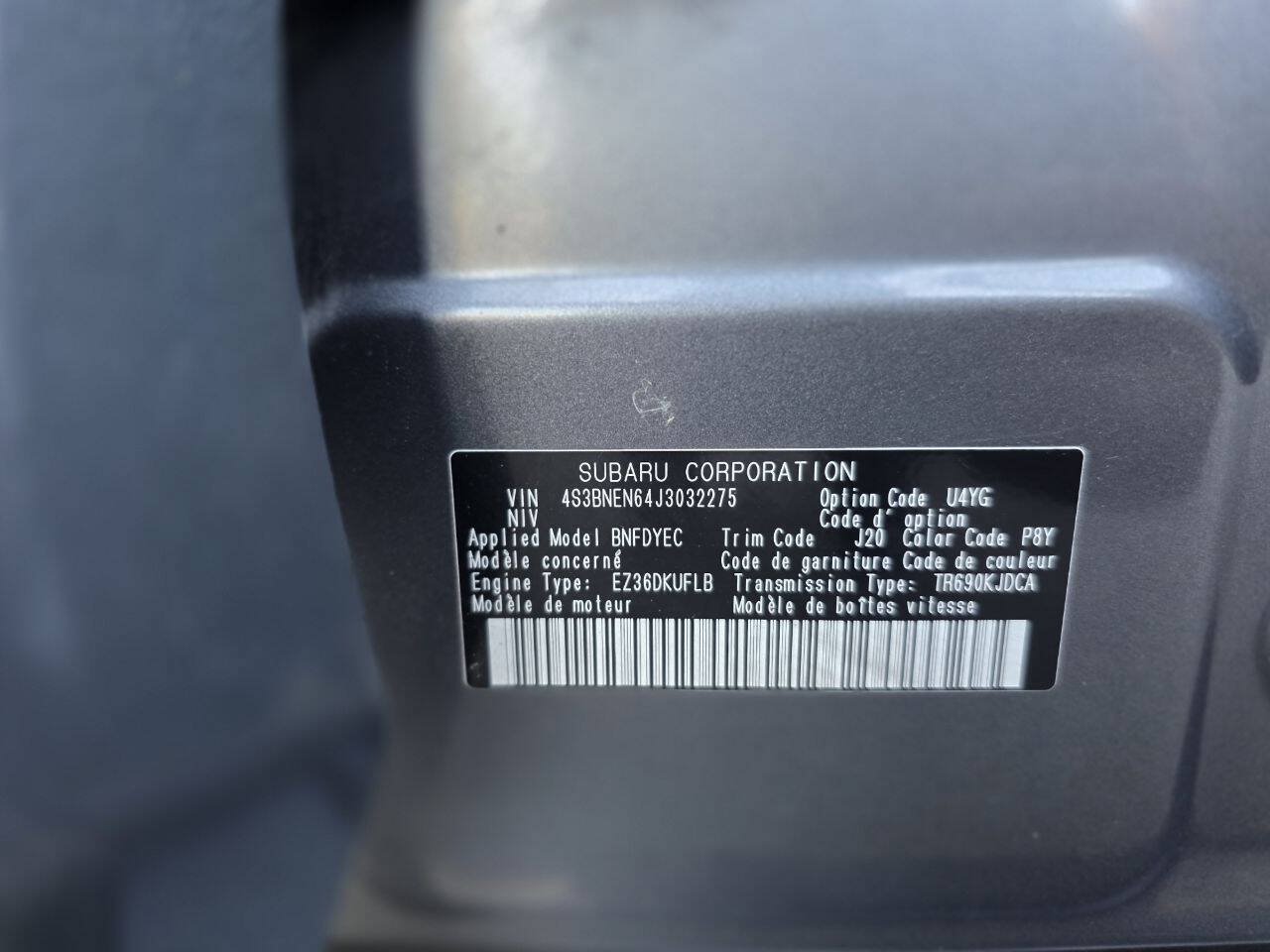 Used 2018 Subaru Legacy 3.6R Limited AWD/4WD image 61