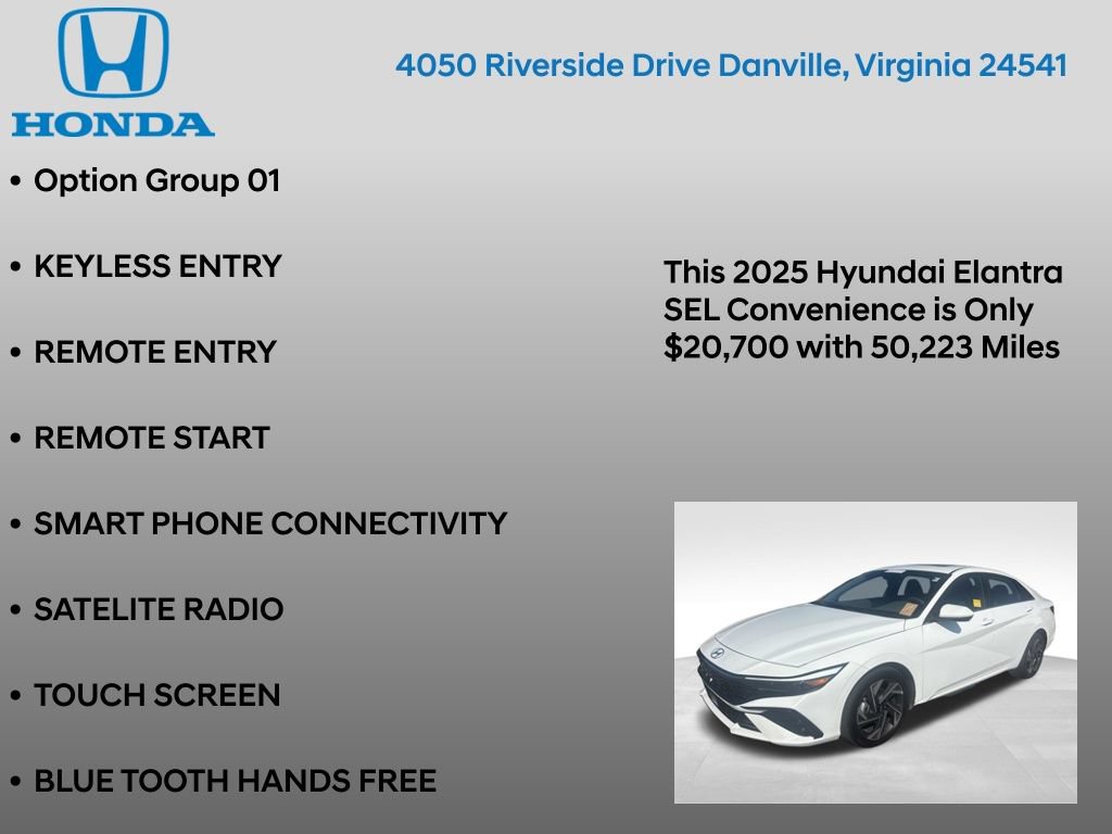 Used 2025 Hyundai Elantra SEL FWD image 7