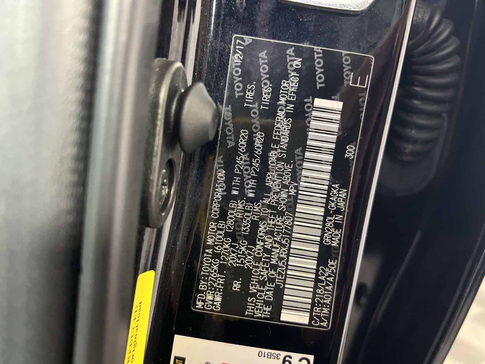 Used 2018 Toyota 4Runner Limited RWD image 29