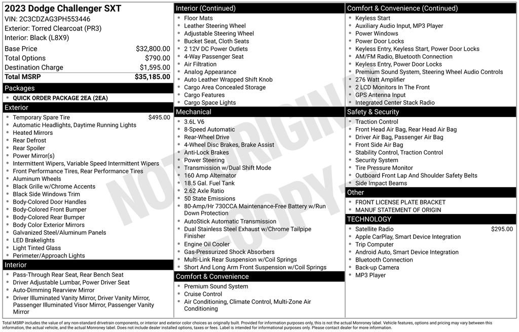 Used 2023 Dodge Challenger SXT image 17