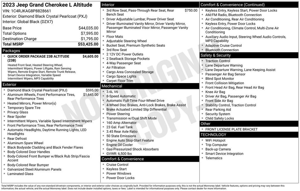 Used 2023 Jeep Grand Cherokee L Laredo image 17