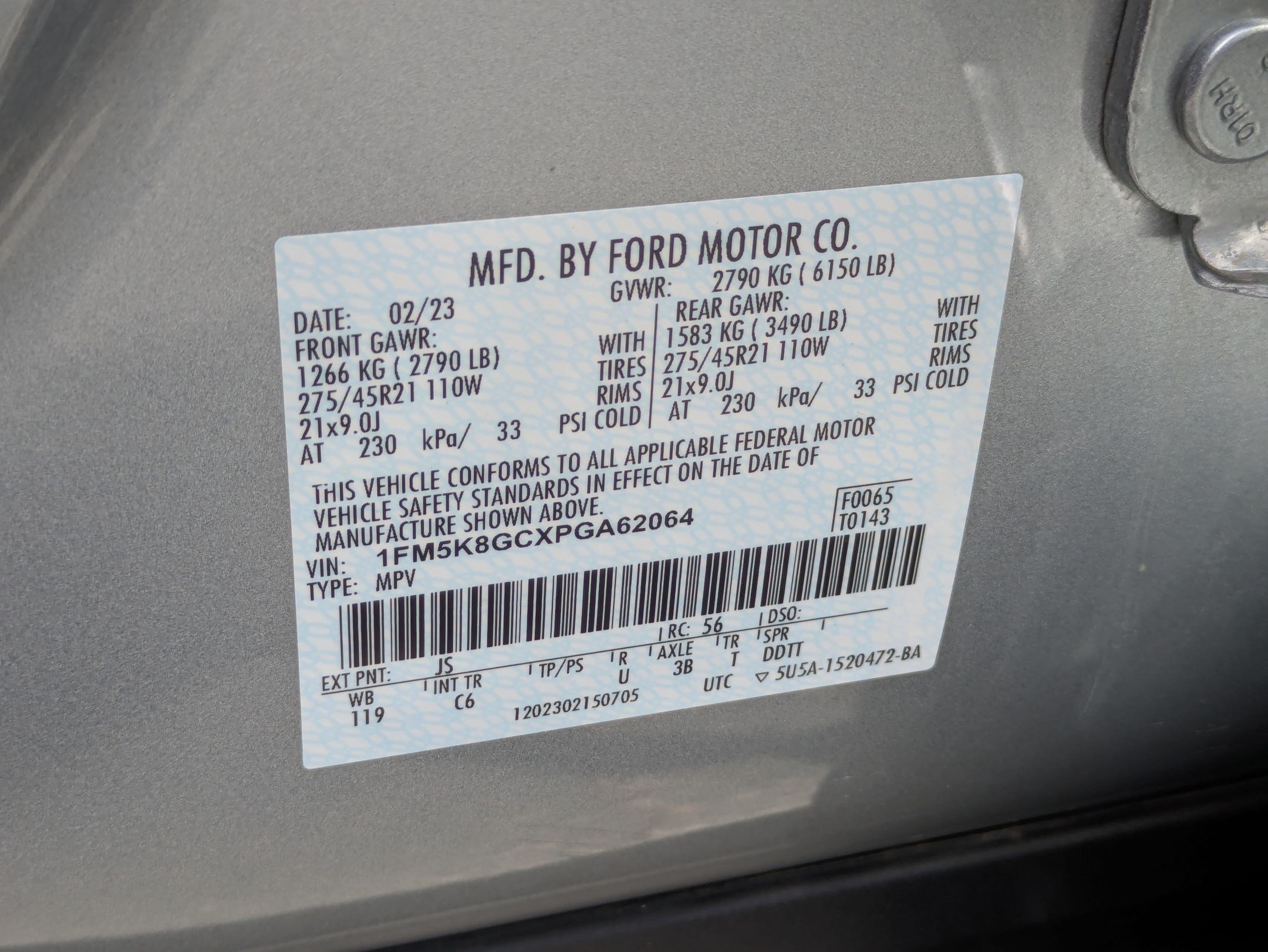 Used 2023 Ford Explorer ST w/ Equipment Group 401A AWD/4WD image 37
