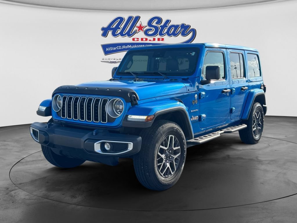 Used 2024 Jeep Wrangler Unlimited Sahara w/ Technology Group AWD/4WD image 3