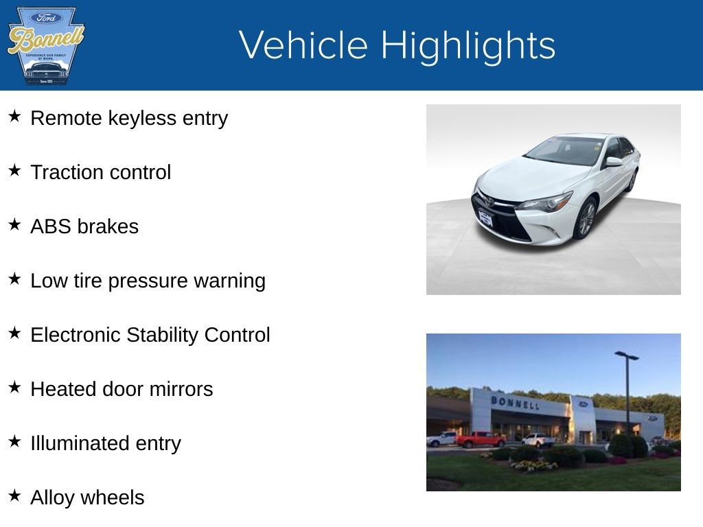 Used 2015 Toyota Camry SE image 5