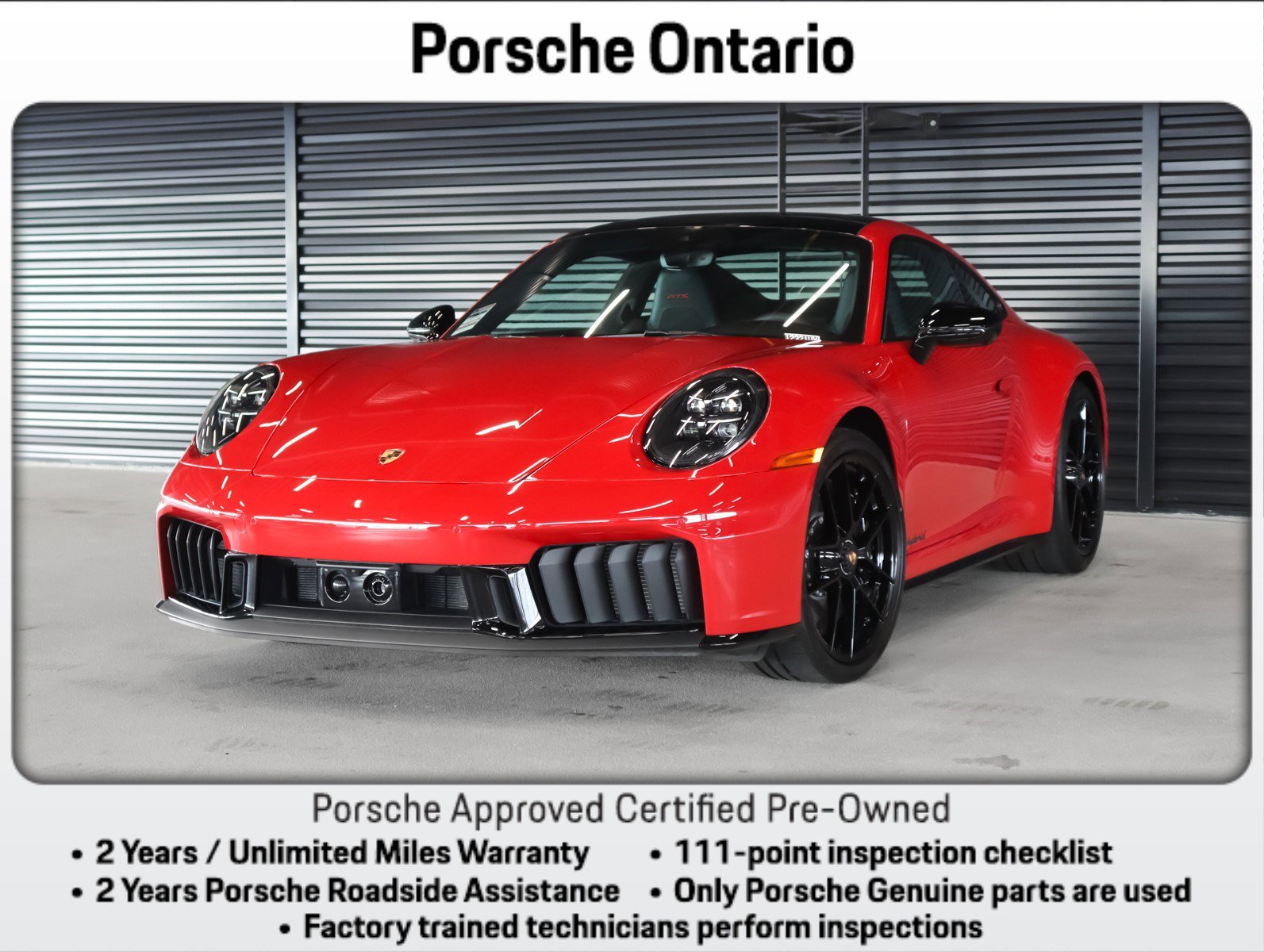 Used 2025 Porsche 911 Carrera 4 GTS