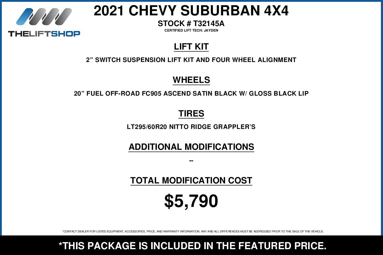 Used 2021 Chevrolet Suburban Z71 w/ Z71 Off-Road Package AWD/4WD video 2