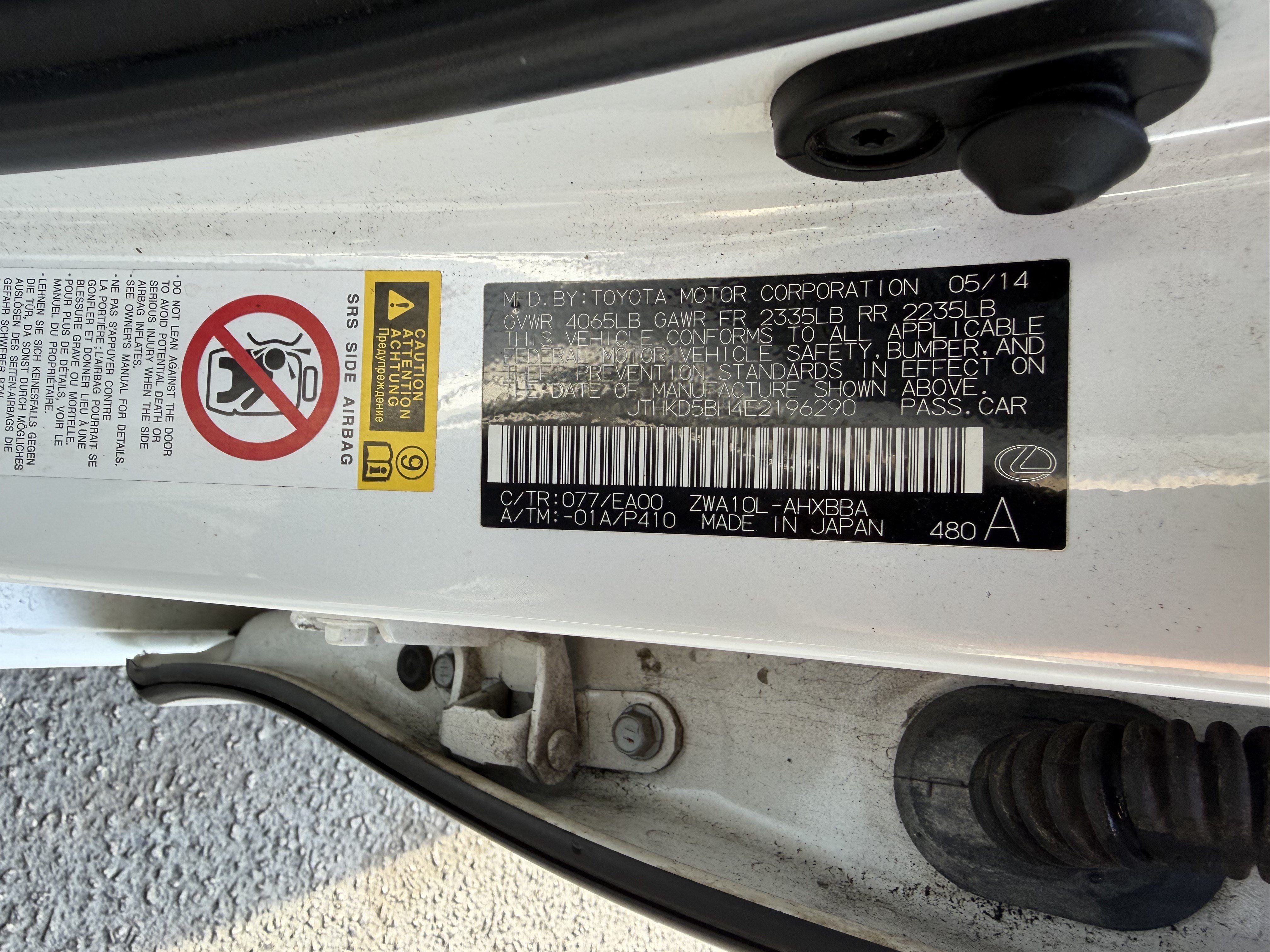 Used 2014 Lexus CT 200h FWD image 41