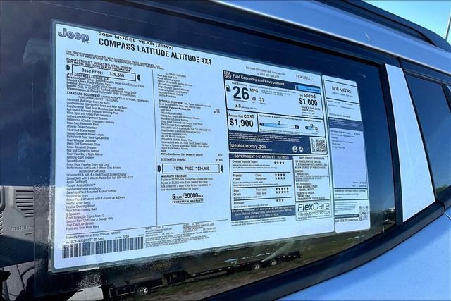 New 2026 Jeep Compass Latitude AWD/4WD image 13