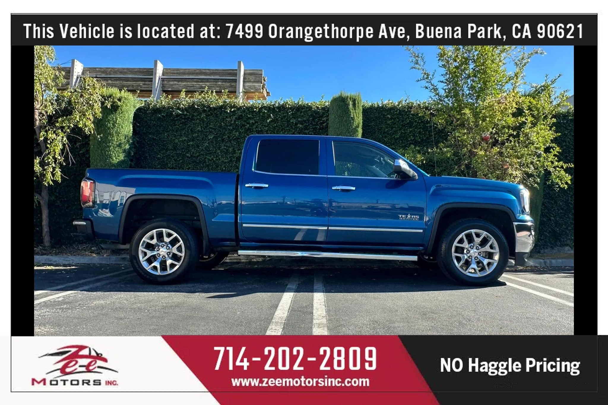 Used 2017 GMC Sierra 1500 SLT w/ Texas SLT Premium Package RWD image 6