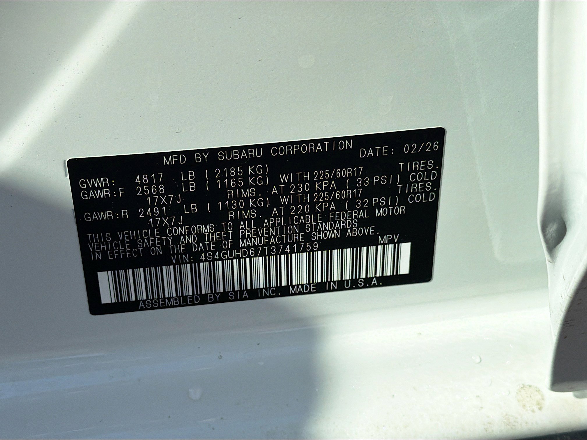 New 2026 Subaru Crosstrek 2.0i Premium AWD/4WD image 37