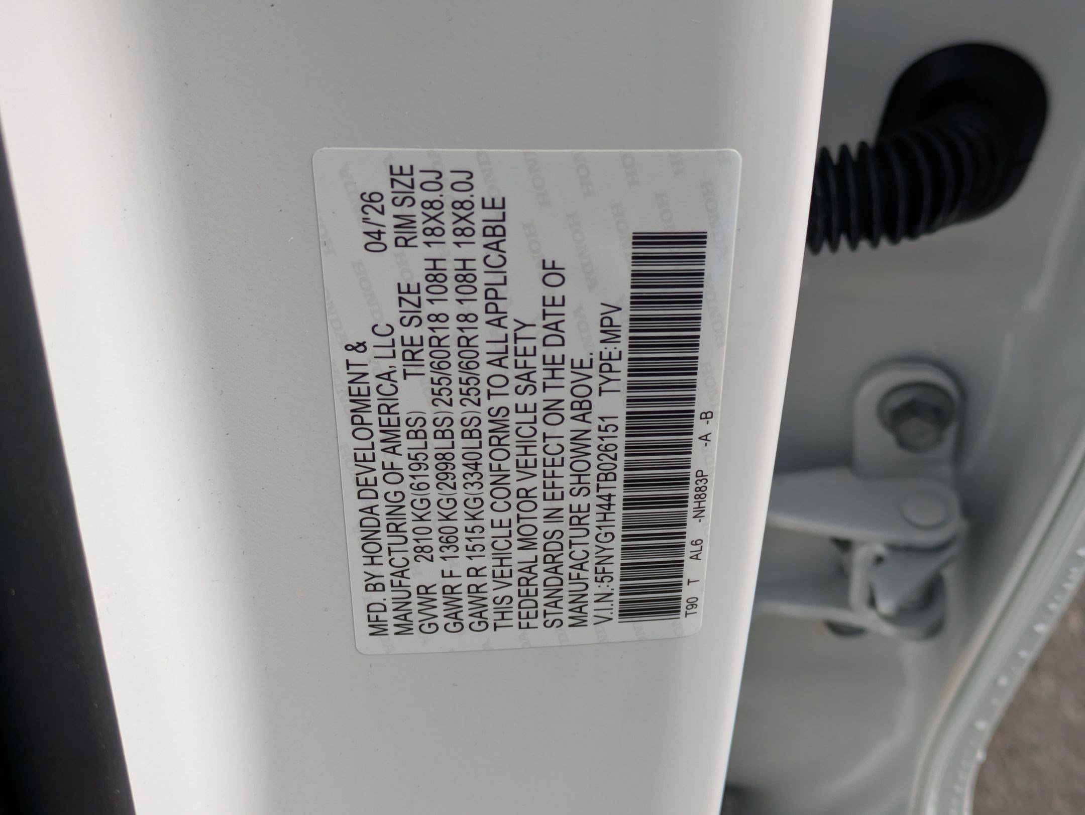 New 2026 Honda Pilot EX-L image 17