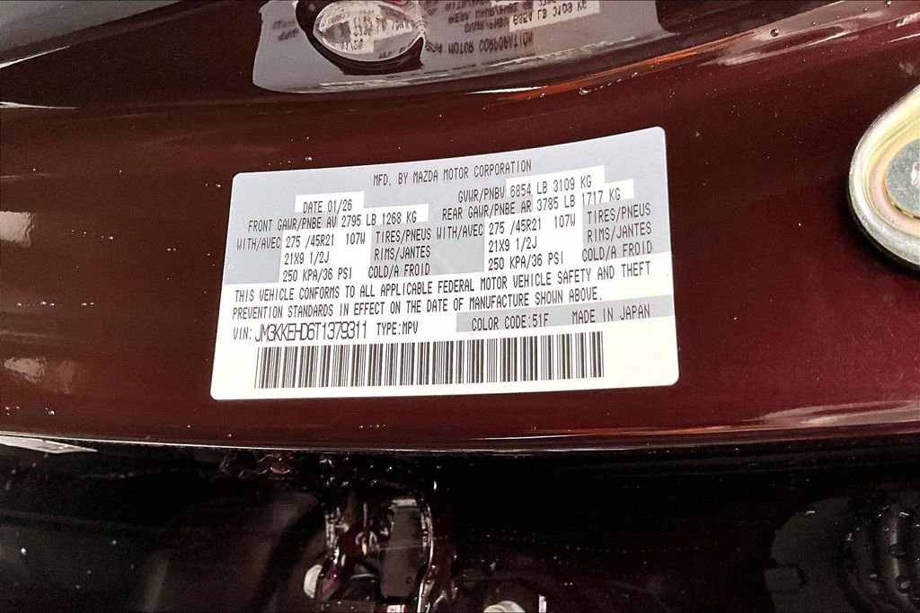 New 2026 MAZDA CX-90 3.3 Turbo w/ Premium Plus Pkg image 25