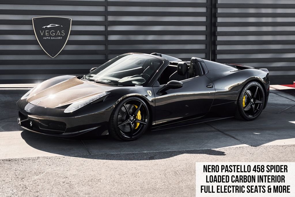 Used 2015 Ferrari 458 Spider RWD image 1