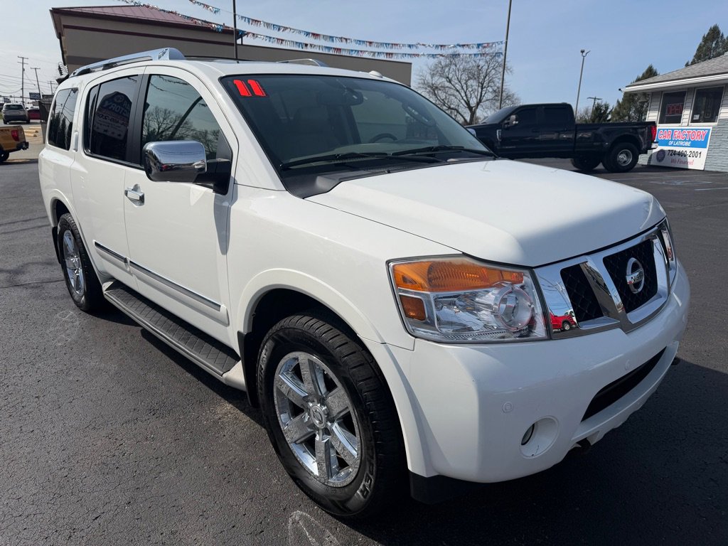 Used 2011 Nissan Armada Platinum w/ 2nd Row Captain Seat Pkg image 3
