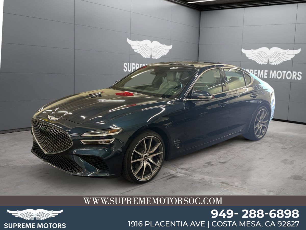 Used 2022 Genesis G70 2.0T w/ Prestige Package RWD image 1