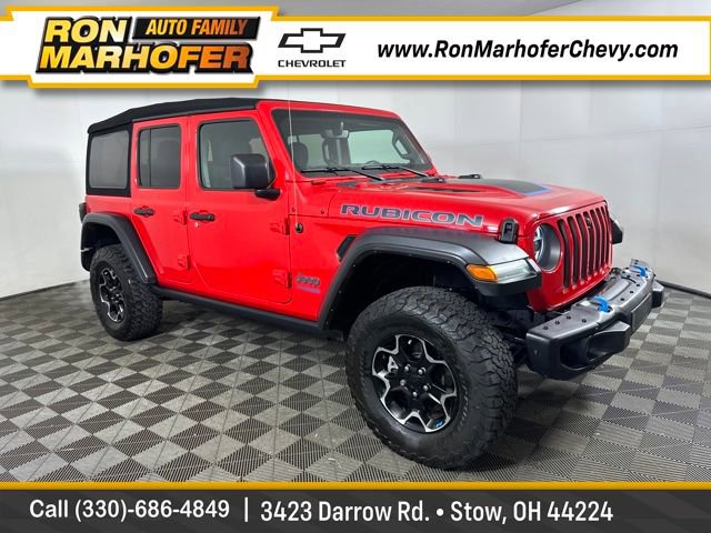 Used 2022 Jeep Wrangler Unlimited Rubicon 4xe w/ Steel Bumper Group image 1