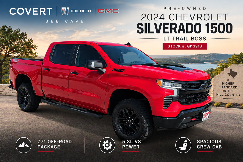 Used 2024 Chevrolet Silverado 1500 LT Trail Boss w/ Convenience Package II