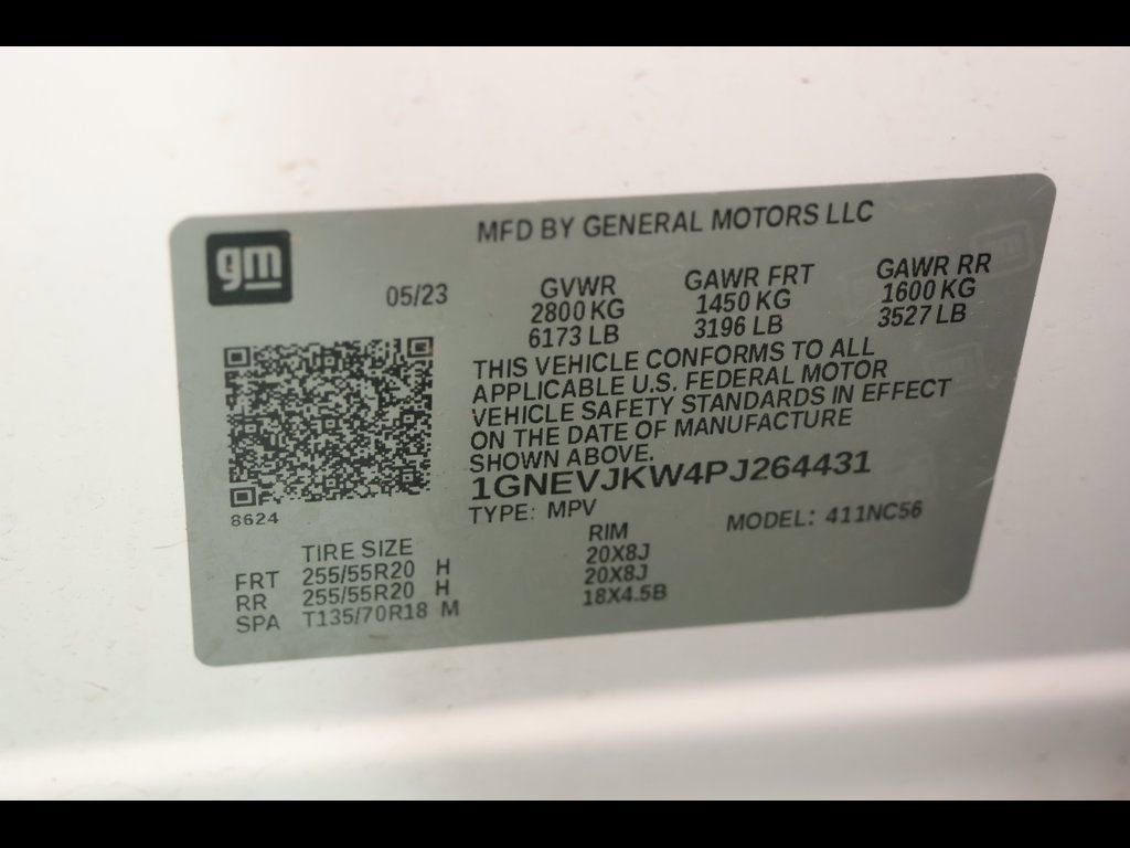 Certified 2023 Chevrolet Traverse RS w/ LPO, Floor Liner Package AWD/4WD image 34