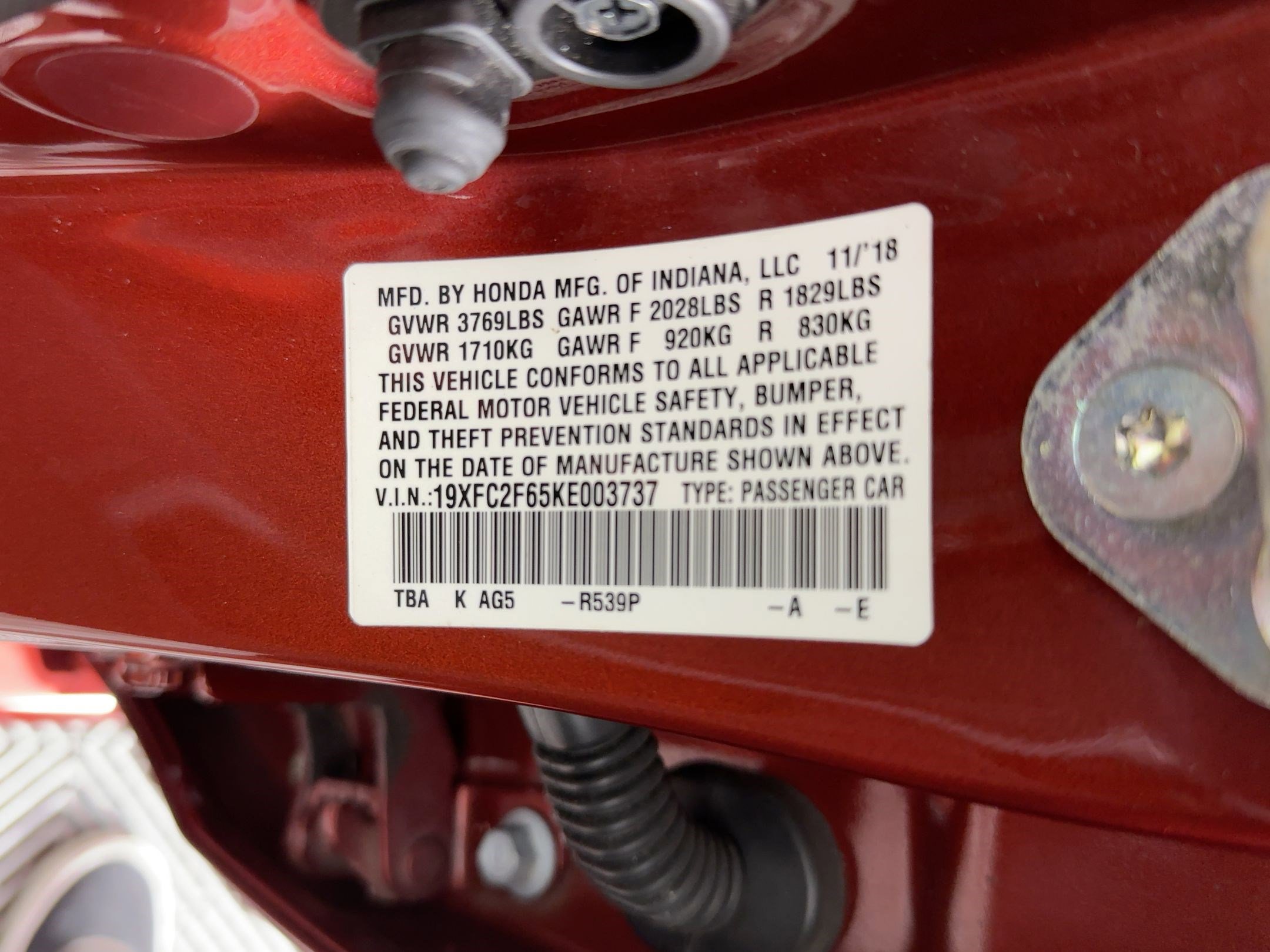 Used 2019 Honda Civic LX image 17