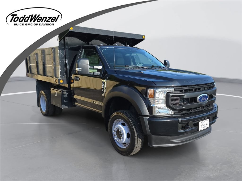 Used 2022 Ford F550 4x4 Regular Cab Super Duty w/ Power Equipment Group image 1