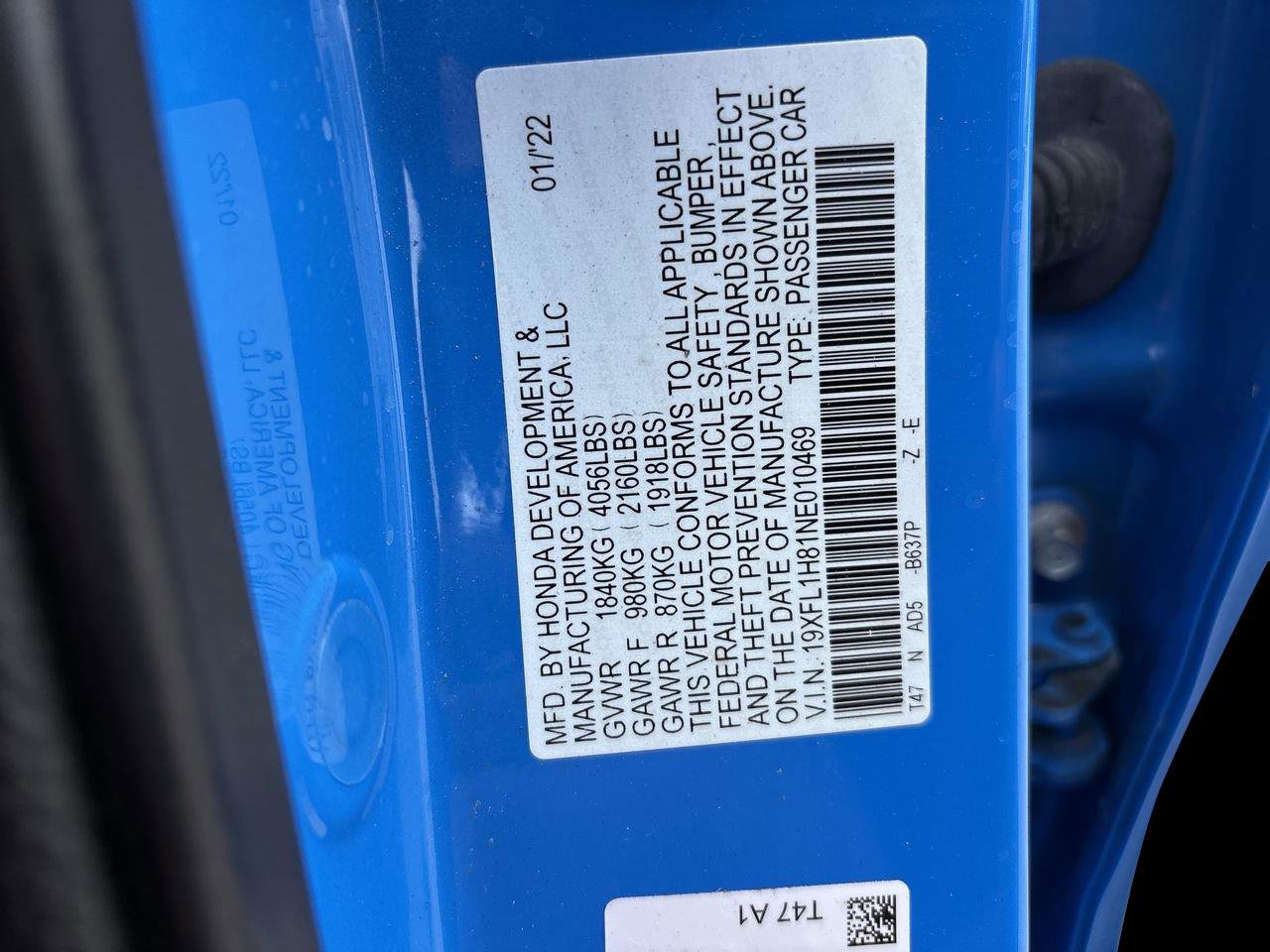 Used 2022 Honda Civic Sport Touring image 32