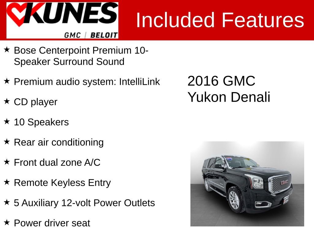 Used 2016 GMC Yukon Denali image 3