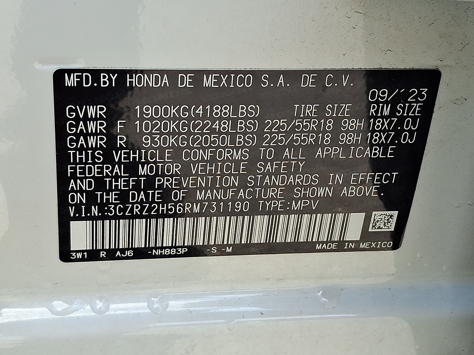 Used 2024 Honda HR-V Sport image 26