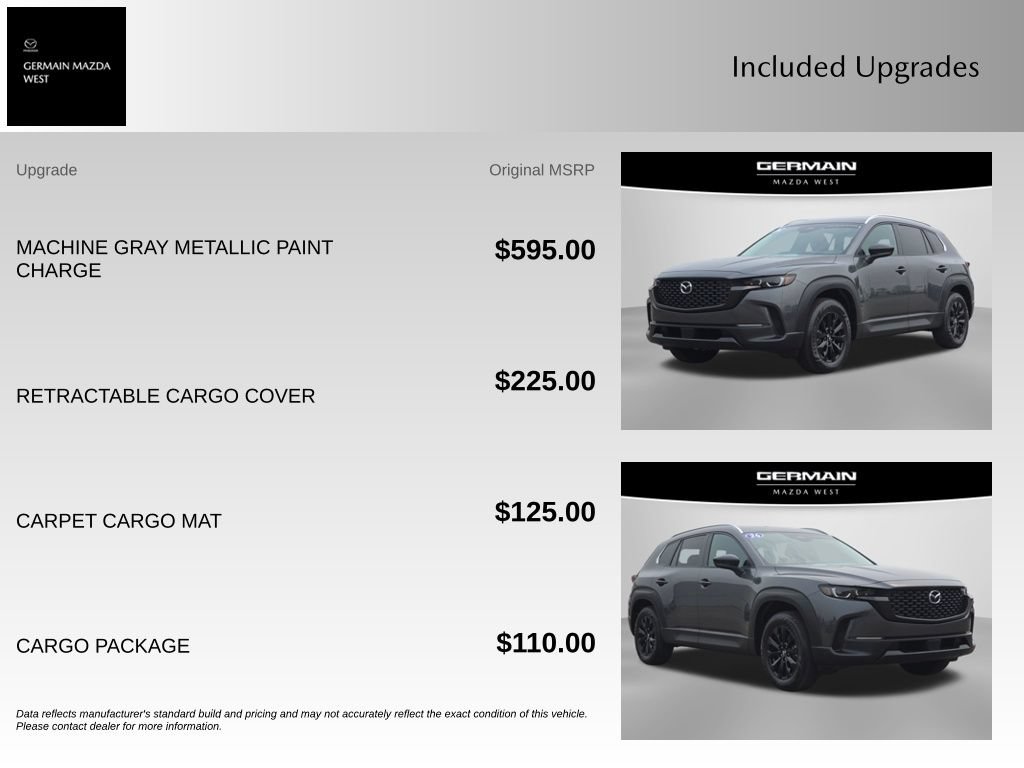 Certified 2026 MAZDA CX-50 AWD 2.5 S w/ Cargo Package image 11