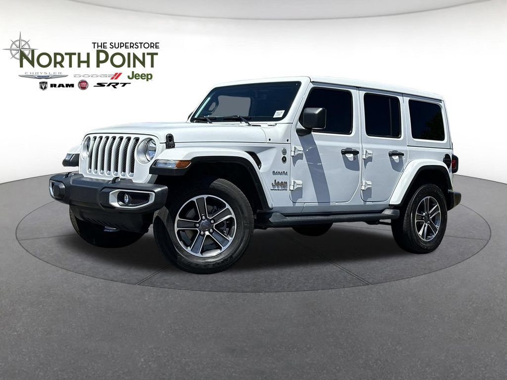Certified 2023 Jeep Wrangler Unlimited Sahara w/ Cold Weather Group AWD/4WD image 1