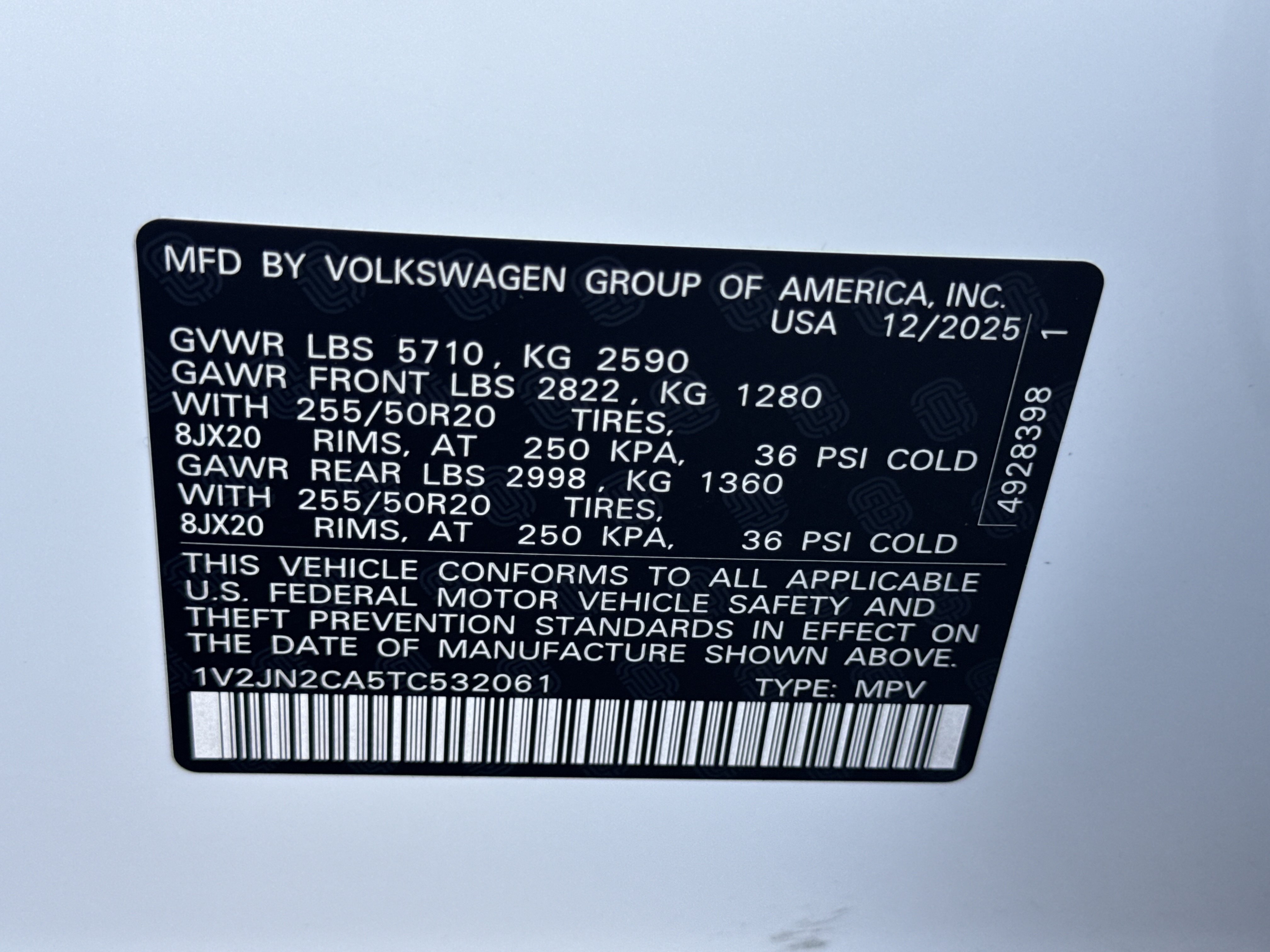 Used 2026 Volkswagen Atlas SE FWD image 36