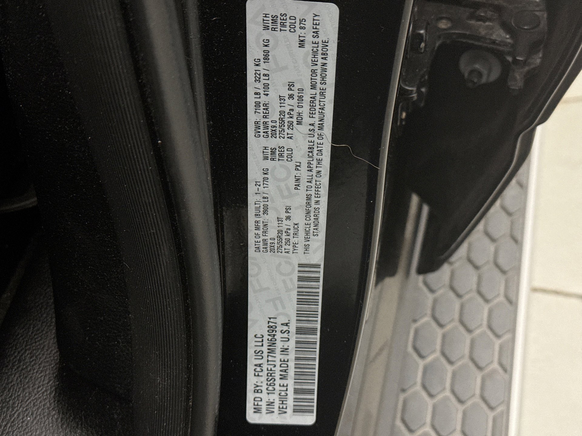 Used 2021 RAM 1500 Laramie w/ Sport Appearance Package AWD/4WD image 11