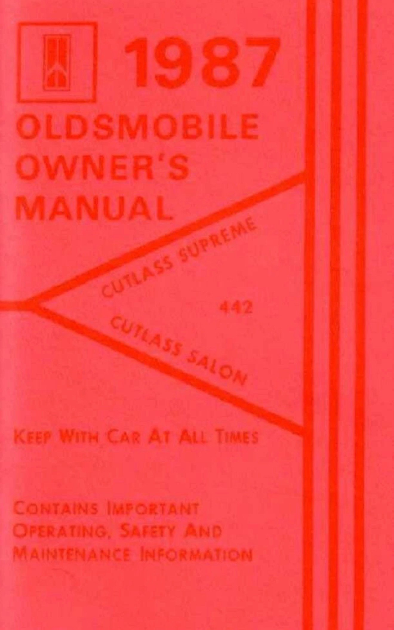 Used 1987 Oldsmobile Cutlass Supreme Brougham RWD image 2