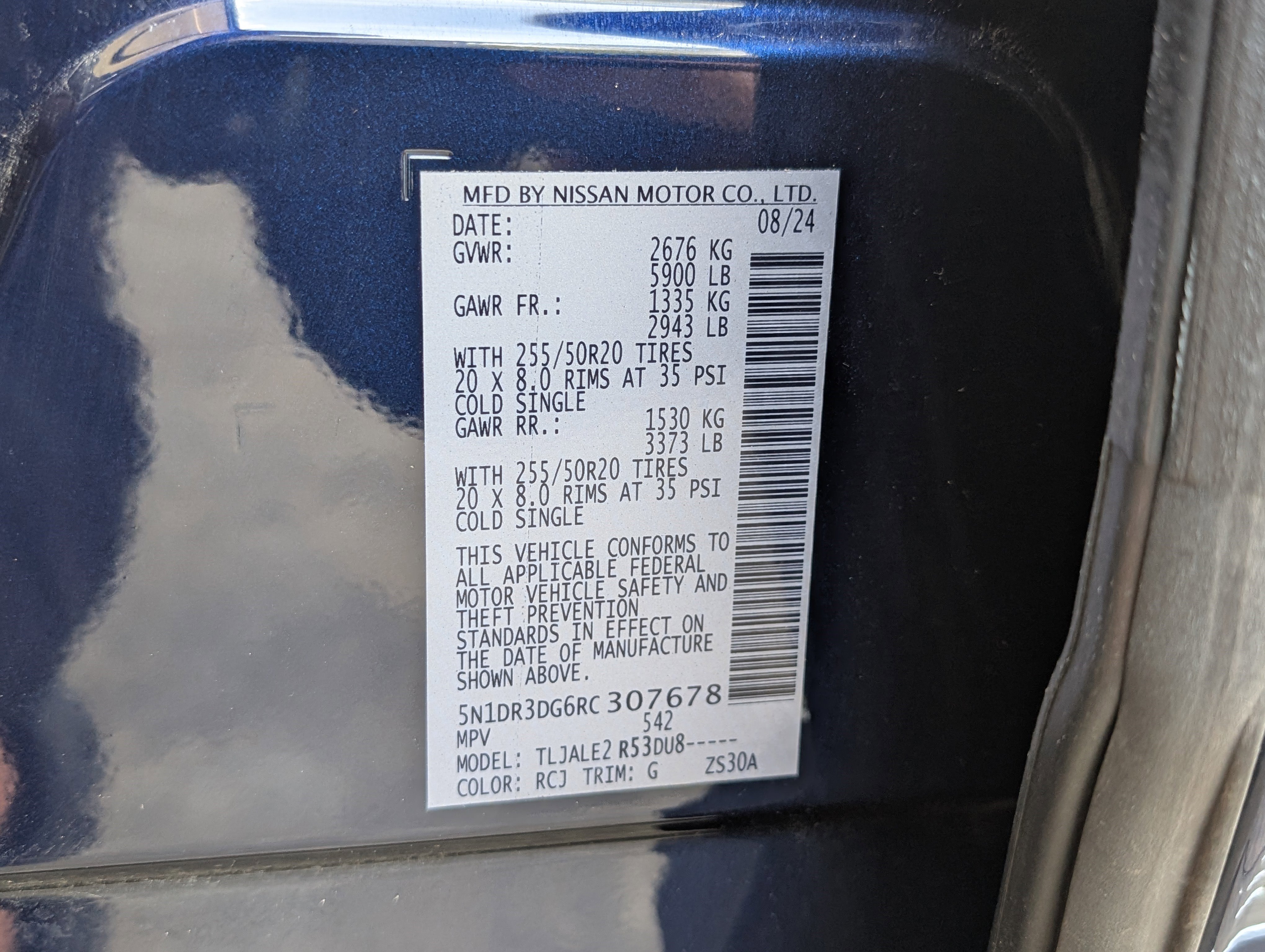 Used 2024 Nissan Pathfinder Platinum w/ Cargo Package image 40