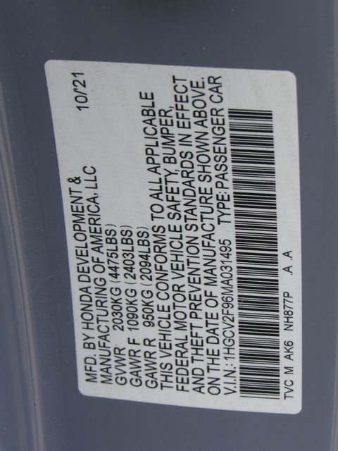 Used 2021 Honda Accord Touring image 11
