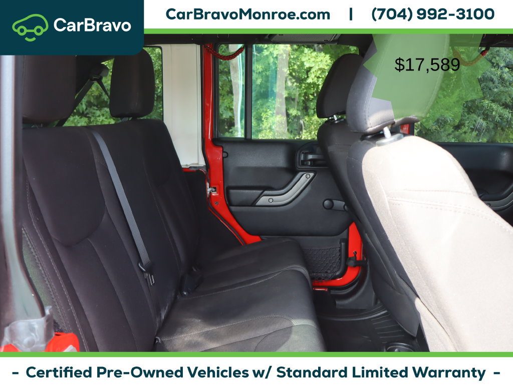 Used 2018 Jeep Wrangler Unlimited Sport w/ Connectivity Group AWD/4WD image 37