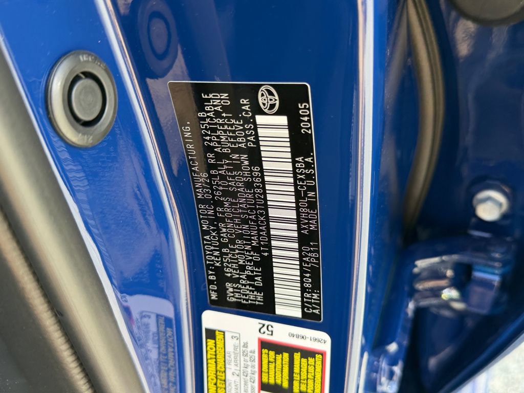 New 2026 Toyota Camry SE image 25