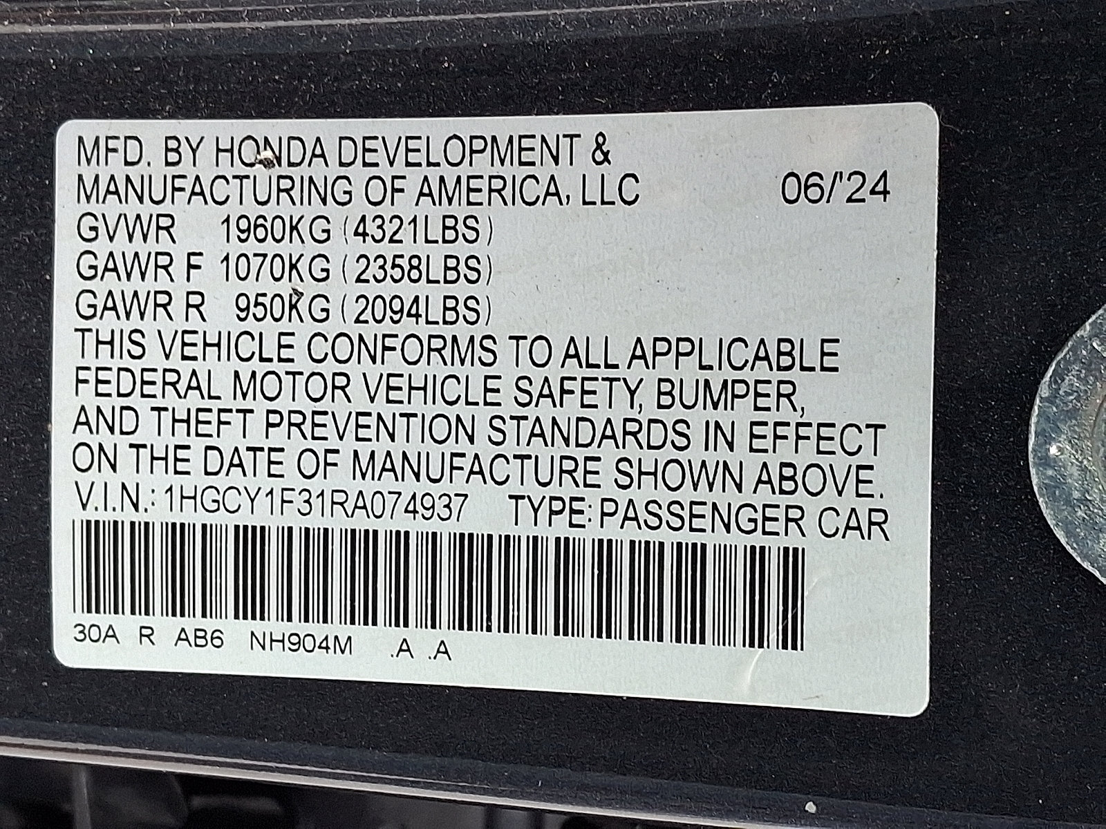 Used 2024 Honda Accord EX image 27