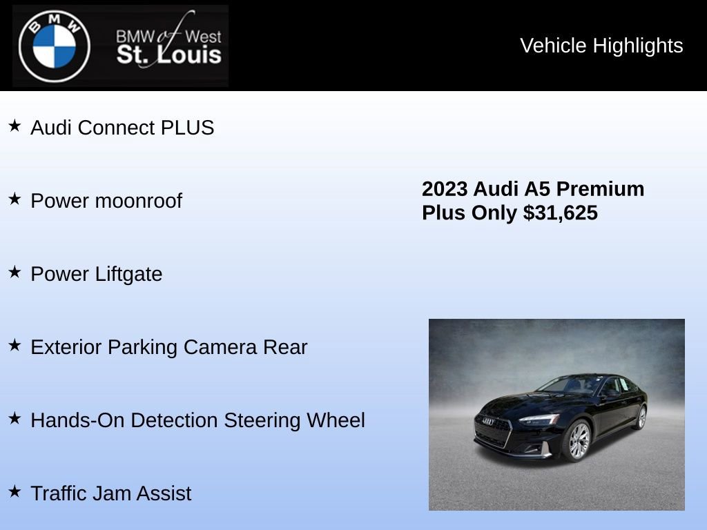 Used 2023 Audi A5 2.0T Premium Plus w/ Premium Plus image 12